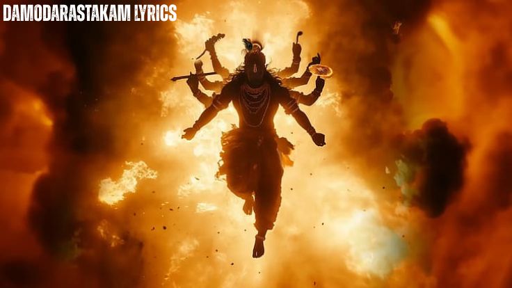 Damodarastakam Lyrics